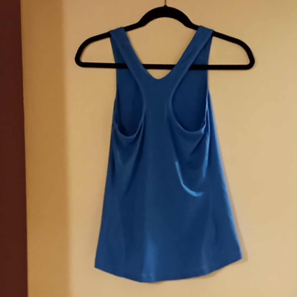 Nike Women's DRI-FIT Pro Hypercool Training Tank Top. Gamma Blue. - Picture 4 of 9